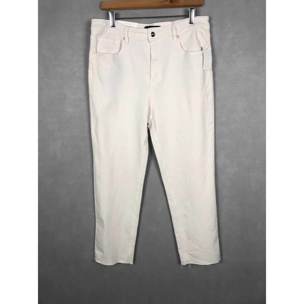 Sanctuary/Denim Women's Size 28 White Good Vibes High Rise Straight NEW